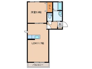 ソレイユたかみねの里の物件間取画像